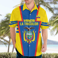 Custom Ecuador Football Hawaiian Shirt Vamos La Tricolor