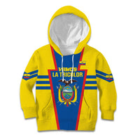 Custom Ecuador Football Kid Hoodie Vamos La Tricolor
