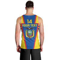 Custom Ecuador Football Men Tank Top Vamos La Tricolor