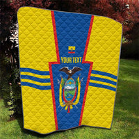 Custom Ecuador Football Quilt Vamos La Tricolor