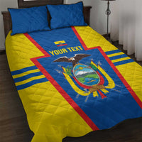 Custom Ecuador Football Quilt Bed Set Vamos La Tricolor