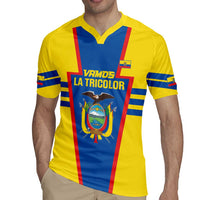 Custom Ecuador Football Rugby Jersey Vamos La Tricolor