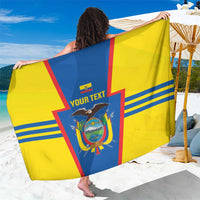 Custom Ecuador Football Sarong Vamos La Tricolor
