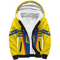 Custom Ecuador Football Sherpa Hoodie Vamos La Tricolor