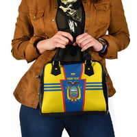 Custom Ecuador Football Shoulder Handbag Vamos La Tricolor