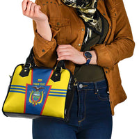 Custom Ecuador Football Shoulder Handbag Vamos La Tricolor