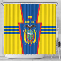 Custom Ecuador Football Shower Curtain Vamos La Tricolor