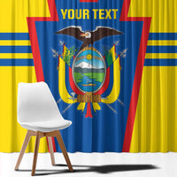 Custom Ecuador Football Window Curtain Vamos La Tricolor