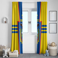 Custom Ecuador Football Window Curtain Vamos La Tricolor