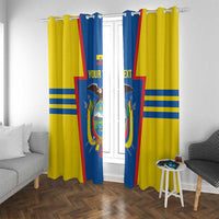 Custom Ecuador Football Window Curtain Vamos La Tricolor