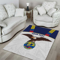 Custom Ecuador Football Area Rug La Tri Go Champions Condor Style