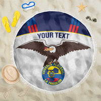 Custom Ecuador Football Beach Blanket La Tri Go Champions Condor Style