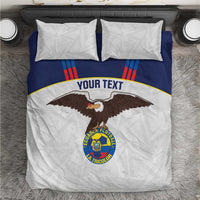 Custom Ecuador Football Bedding Set La Tri Go Champions Condor Style