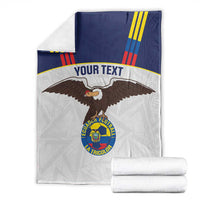 Custom Ecuador Football Blanket La Tri Go Champions Condor Style