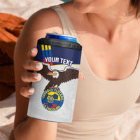 Custom Ecuador Football 4 in 1 Can Cooler Tumbler La Tri Go Champions Condor Style