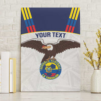 Custom Ecuador Football Canvas Wall Art La Tri Go Champions Condor Style