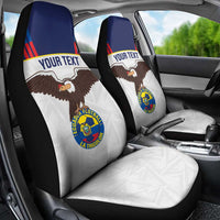 Custom Ecuador Football Car Seat Cover La Tri Go Champions Condor Style