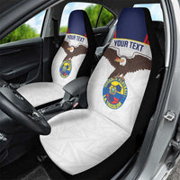 Custom Ecuador Football Car Seat Cover La Tri Go Champions Condor Style