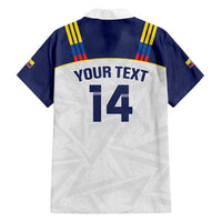 Custom Ecuador Football Family Matching Long Sleeve Bodycon Dress and Hawaiian Shirt La Tri Go Champions Condor Style