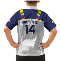 Custom Ecuador Football Family Matching Mermaid Dress and Hawaiian Shirt La Tri Go Champions Condor Style