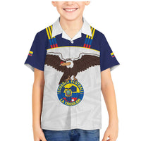 Custom Ecuador Football Family Matching Mermaid Dress and Hawaiian Shirt La Tri Go Champions Condor Style