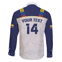 Custom Ecuador Football Family Matching Off The Shoulder Long Sleeve Dress and Hawaiian Shirt La Tri Go Champions Condor Style