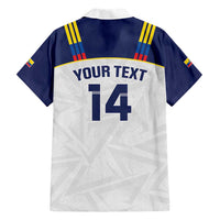 Custom Ecuador Football Family Matching Short Sleeve Bodycon Dress and Hawaiian Shirt La Tri Go Champions Condor Style