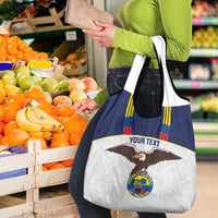 Custom Ecuador Football Grocery Bag La Tri Go Champions Condor Style