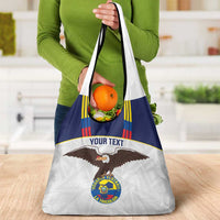 Custom Ecuador Football Grocery Bag La Tri Go Champions Condor Style