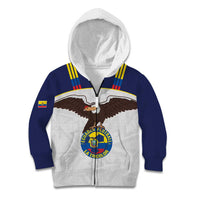 Custom Ecuador Football Kid Hoodie La Tri Go Champions Condor Style
