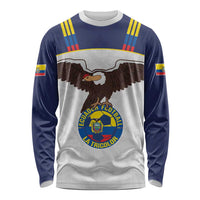 Custom Ecuador Football Long Sleeve Shirt La Tri Go Champions Condor Style