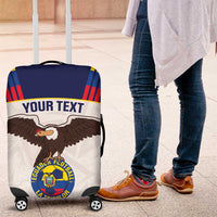Custom Ecuador Football Luggage Cover La Tri Go Champions Condor Style