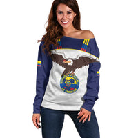 Custom Ecuador Football Off Shoulder Sweater La Tri Go Champions Condor Style