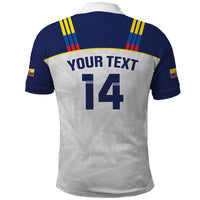 Custom Ecuador Football Polo Shirt La Tri Go Champions Condor Style