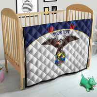 Custom Ecuador Football Quilt La Tri Go Champions Condor Style