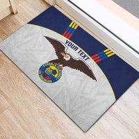 Custom Ecuador Football Rubber Doormat La Tri Go Champions Condor Style