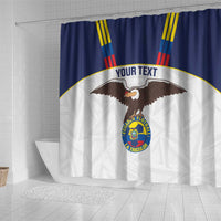 Custom Ecuador Football Shower Curtain La Tri Go Champions Condor Style
