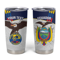 Custom Ecuador Football Tumbler Cup La Tri Go Champions Condor Style