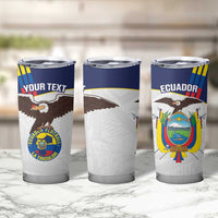 Custom Ecuador Football Tumbler Cup La Tri Go Champions Condor Style