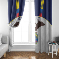 Custom Ecuador Football Window Curtain La Tri Go Champions Condor Style