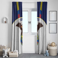 Custom Ecuador Football Window Curtain La Tri Go Champions Condor Style