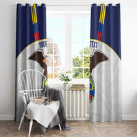 Custom Ecuador Football Window Curtain La Tri Go Champions Condor Style