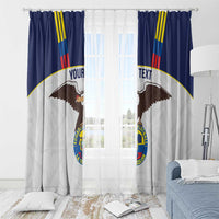 Custom Ecuador Football Window Curtain La Tri Go Champions Condor Style