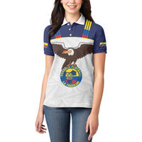 Custom Ecuador Football Women Polo Shirt La Tri Go Champions Condor Style