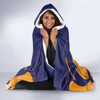 Custom Anguilla Football Hooded Blanket Dolphins Coat Of Arms Style