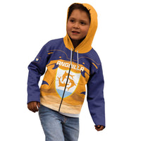 Custom Anguilla Football Kid Hoodie Dolphins Coat Of Arms Style