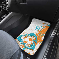 Custom Anguilla Football Car Mats Go Champions Grunge Style