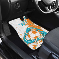 Custom Anguilla Football Car Mats Go Champions Grunge Style