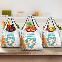Custom Anguilla Football Grocery Bag Go Champions Grunge Style