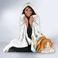 Custom Anguilla Football Hooded Blanket Go Champions Grunge Style